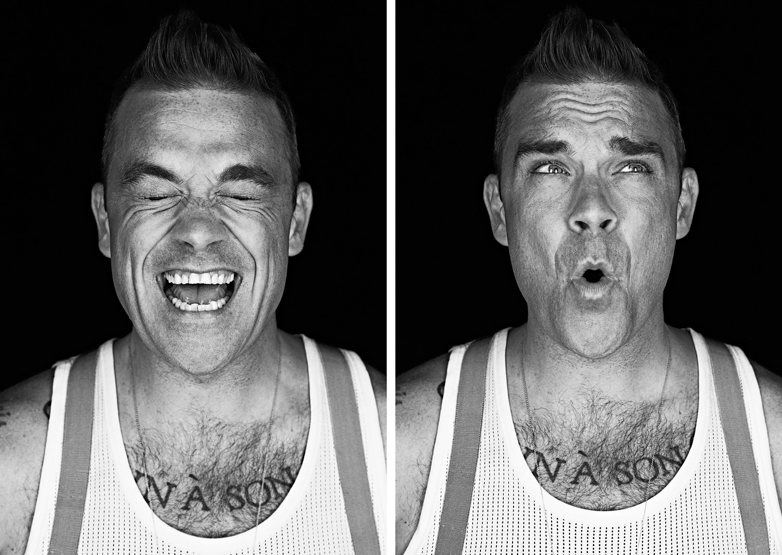 Robbie Williams Photographed by John Wright
